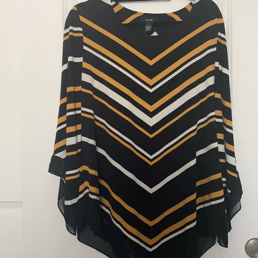 Alfani Diagonal Striped Top